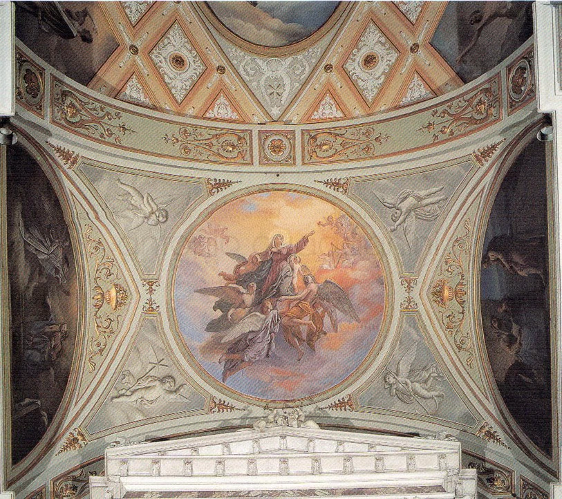 Assunzione di Maria - 1863, affresco, Oratorio di Santa Maria Immacolata, Maderno (BS)